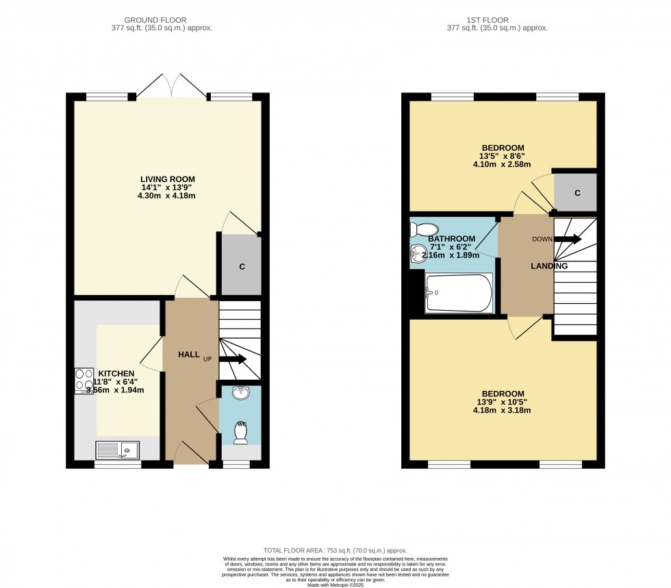 Floorplan for Edenbridge, Kent