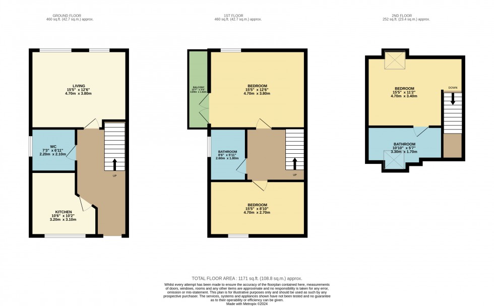 Floorplan for Edenbridge, Kent
