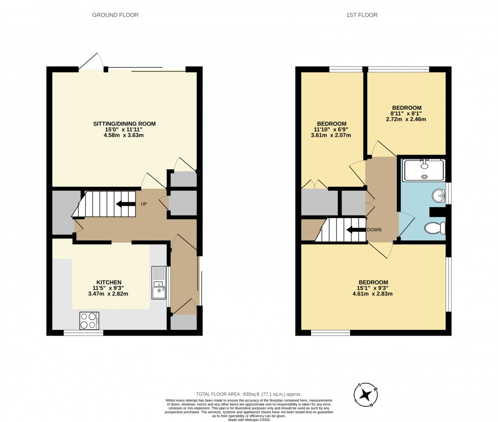 Floorplan for Edenbridge, Kent