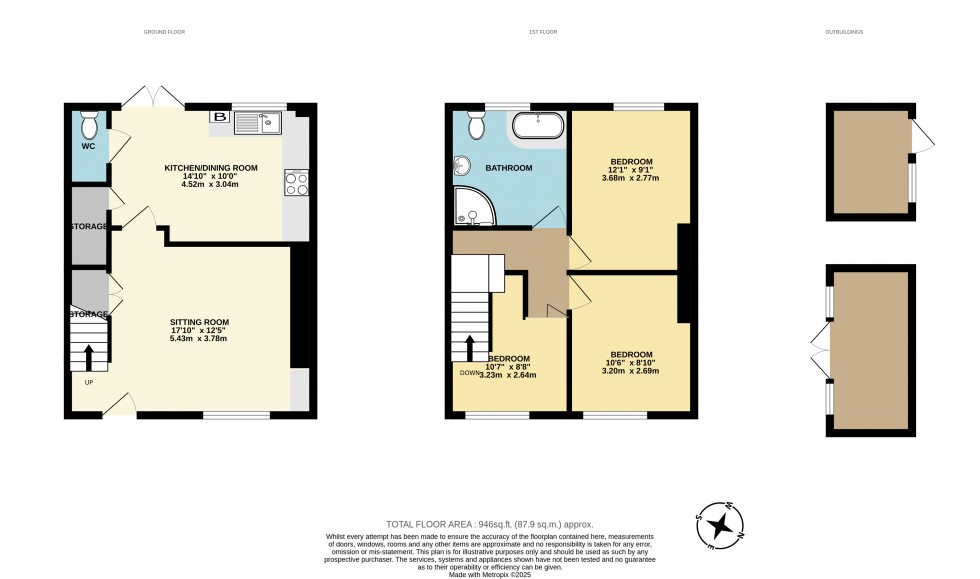 Floorplan for Edenbridge, Kent