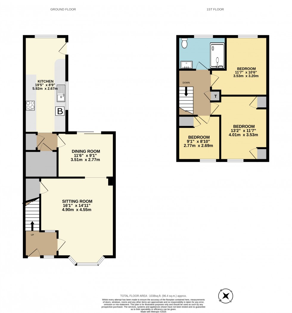 Floorplan for Edenbridge, Kent