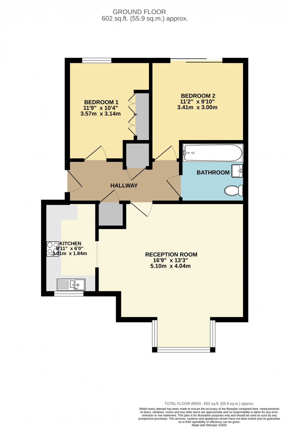 Floorplan for Edenbridge, Kent