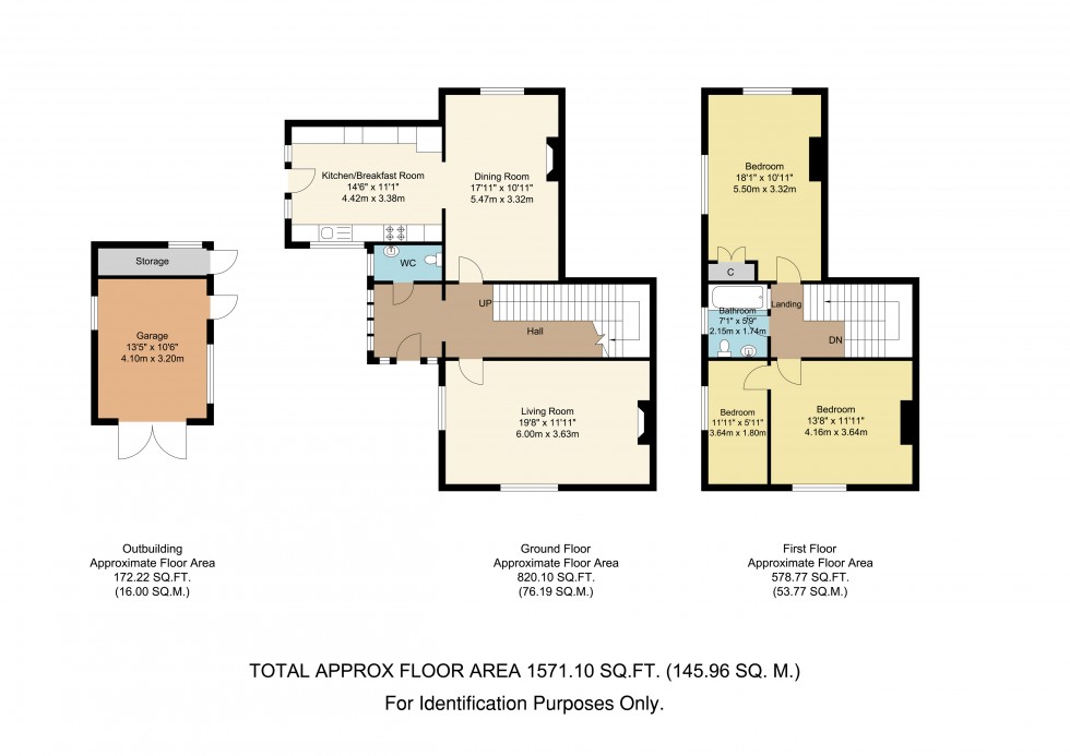 Floorplan for Crouch House Road, Edenbridge, Kent