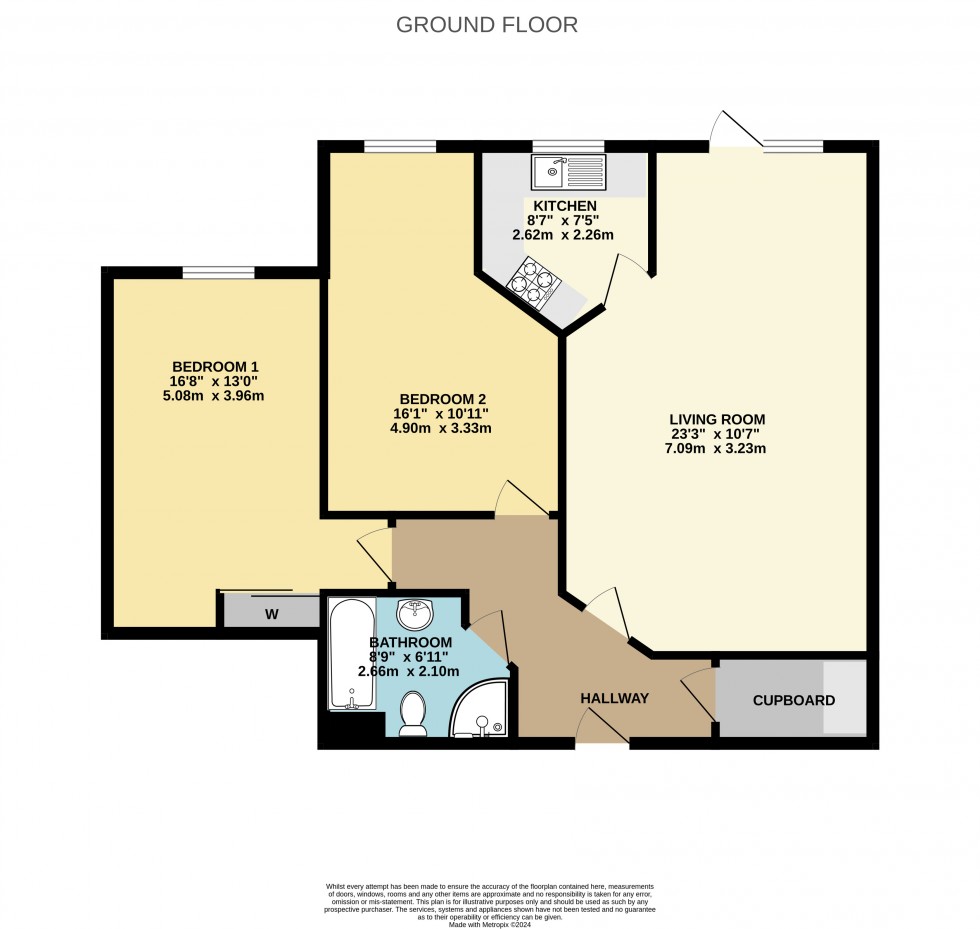 Floorplan for Penlee Close, Edenbridge, Kent