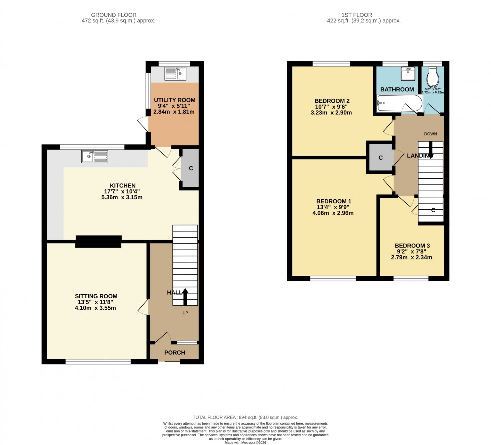 Floorplan for Edenbridge, Kent