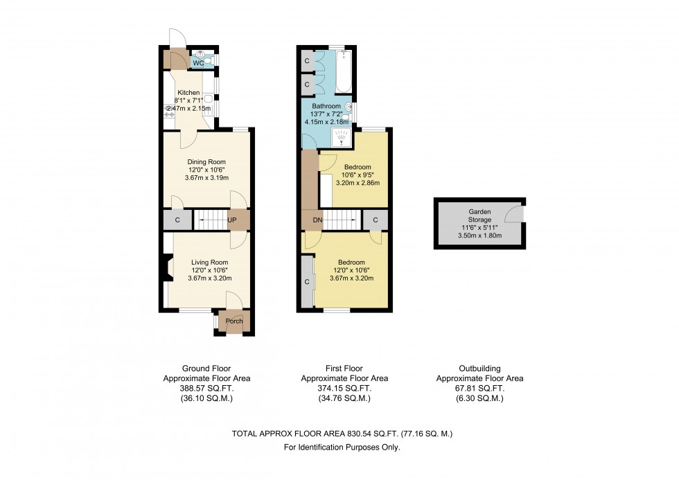 Floorplan for Hilders Lane, Edenbridge, Kent