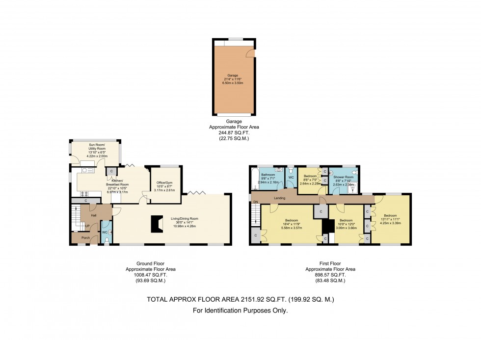 Floorplan for Haxted Road, Edenbridge, Kent