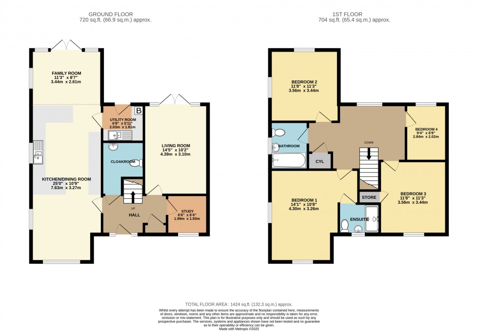 Floorplan for Edenbridge, Kent
