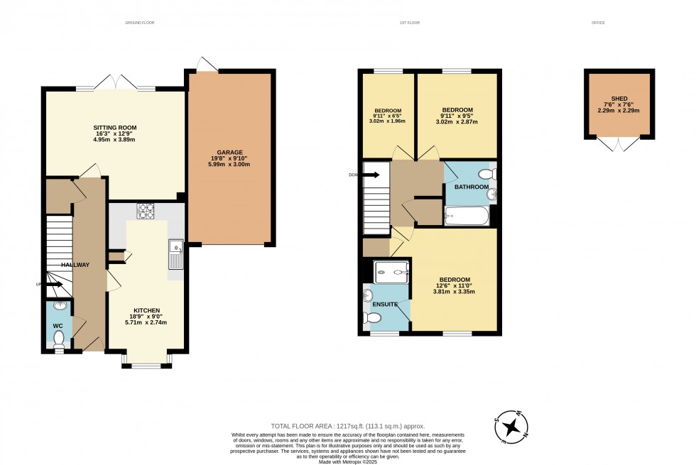 Floorplan for Edenbridge, Kent
