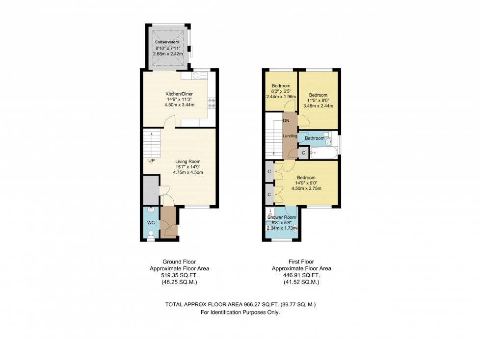 Floorplan for Swan Lane, Edenbridge