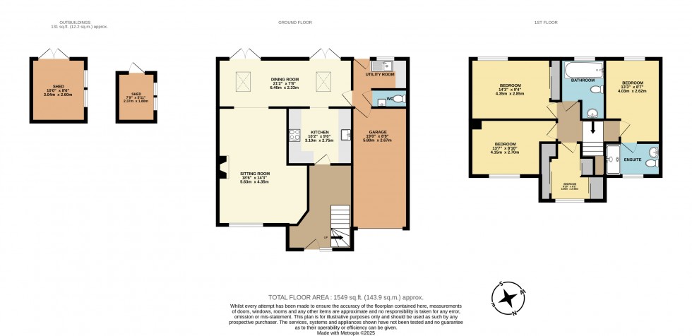 Floorplan for Edenbridge, Kent