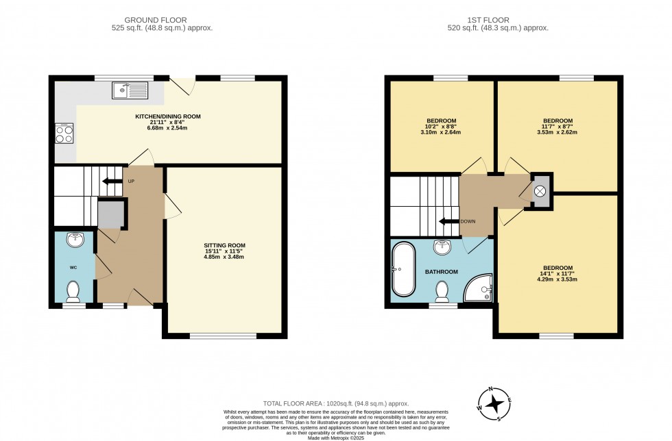 Floorplan for Chequers Hill, Bough Beech, Edenbridge