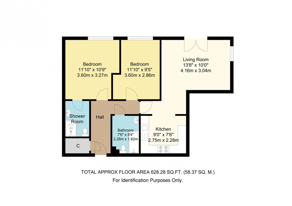 Floorplan for Edenbridge, Kent