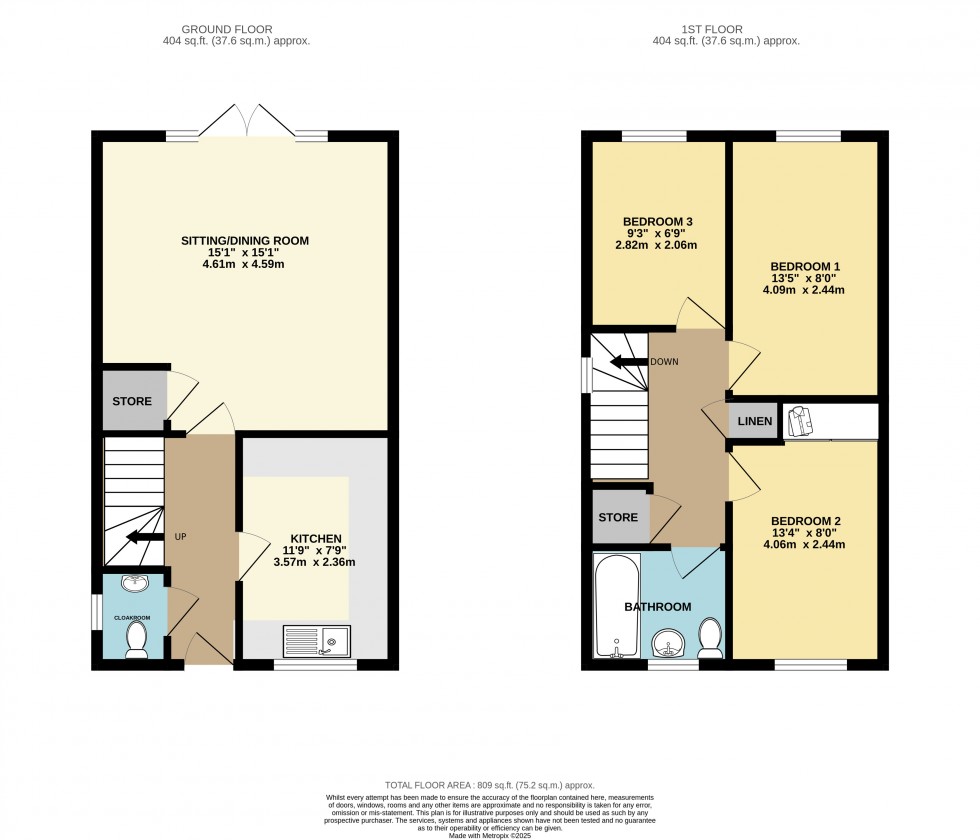 Floorplan for Edenbridge, Kent