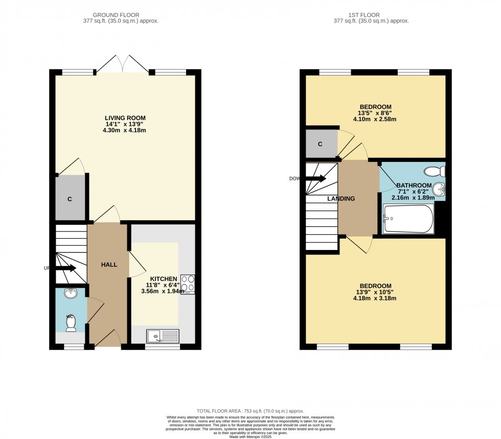 Floorplan for Edenbridge, Kent