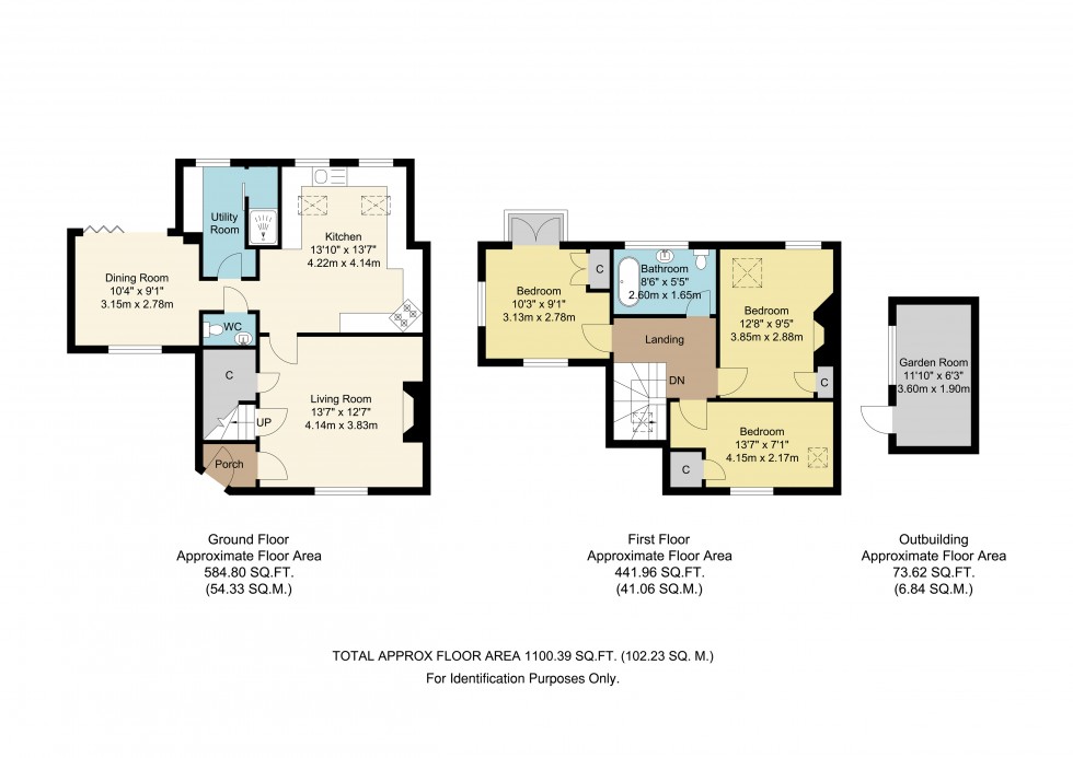 Floorplan for Force Green Lane, Westerham, Kent