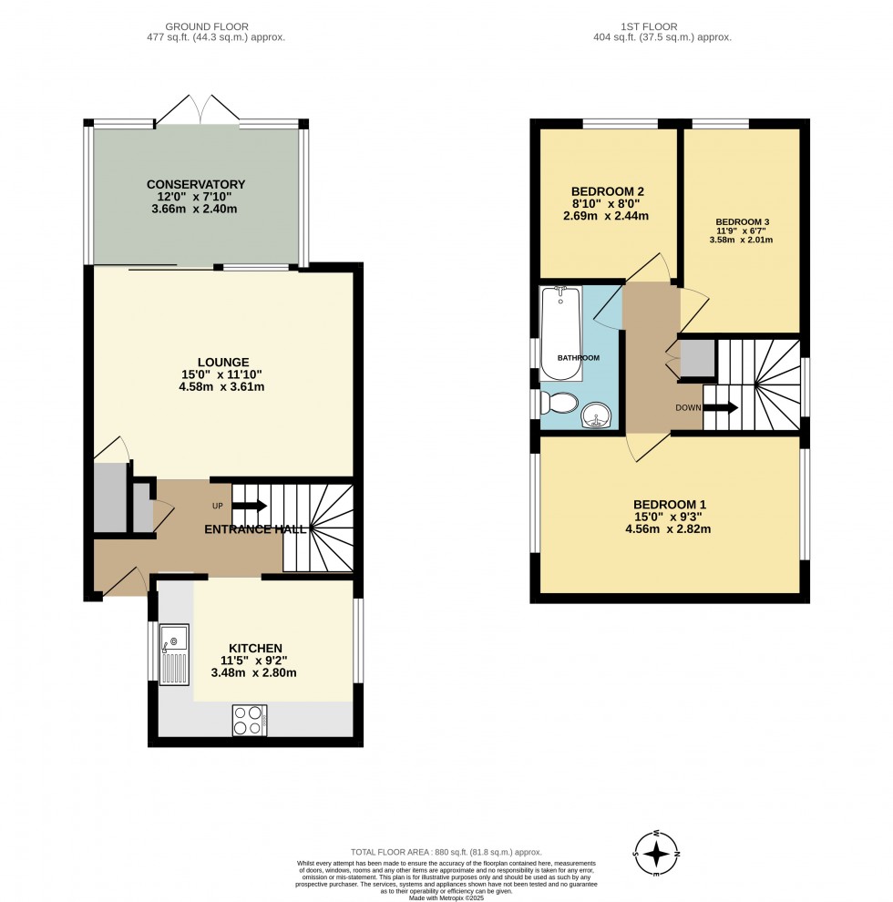 Floorplan for Edenbridge, Kent