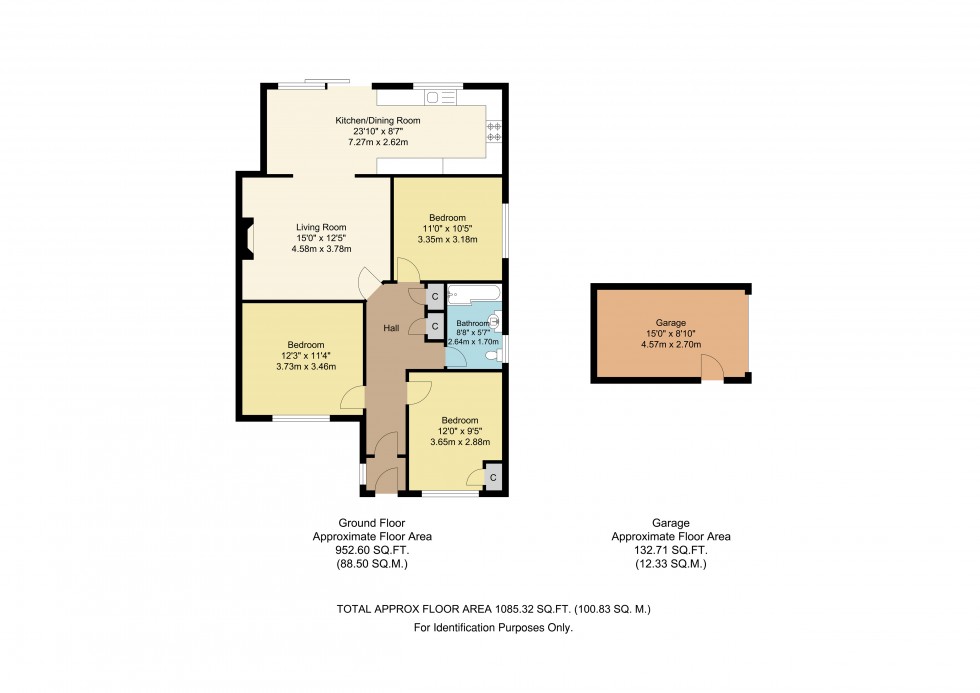 Floorplan for Edenbridge, Kent