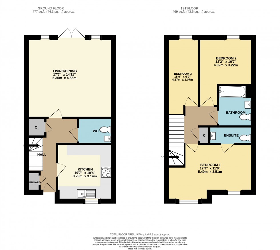 Floorplan for Edenbridge, Kent