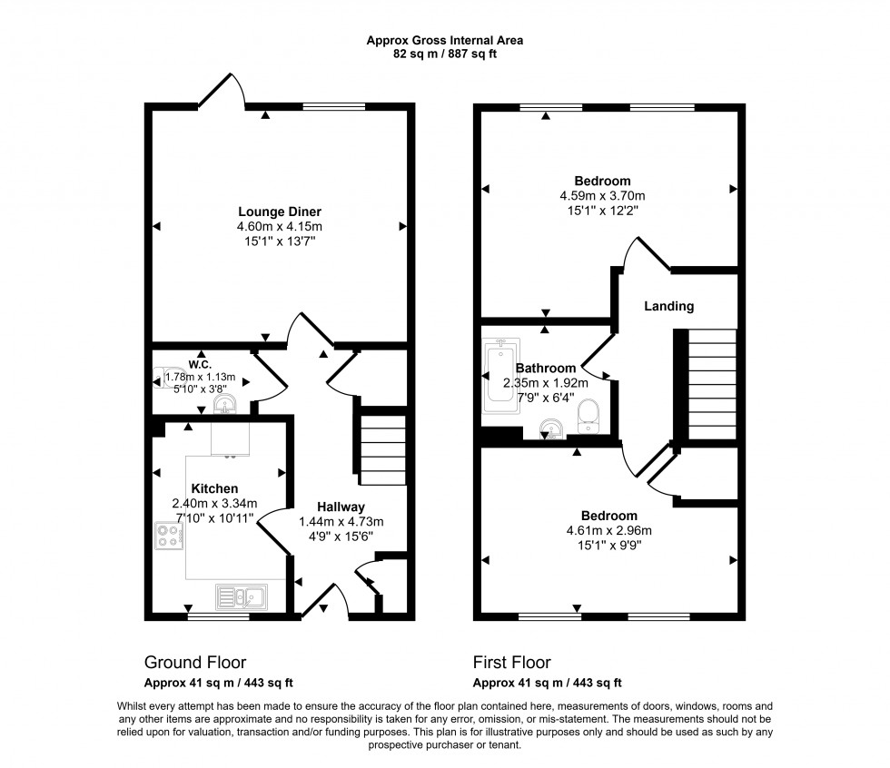 Floorplan for Edenbridge, Kent