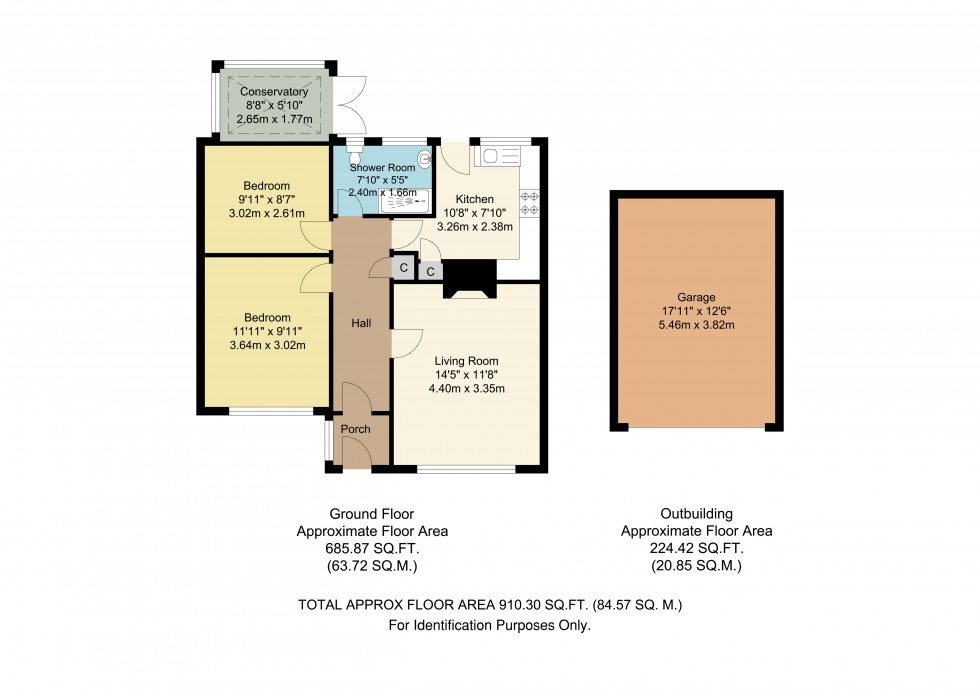 Floorplan for Dormansland, Surrey