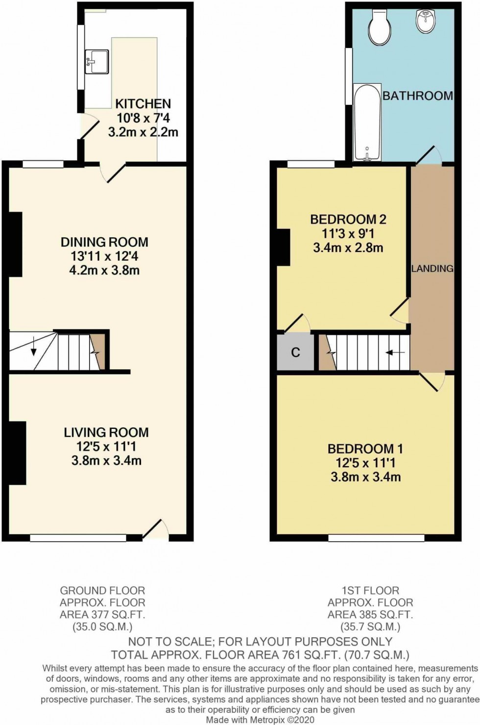 Floorplan for Edenbridge, Kent