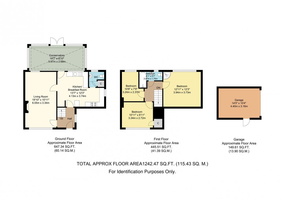 Floorplan for Four Elms, Kent