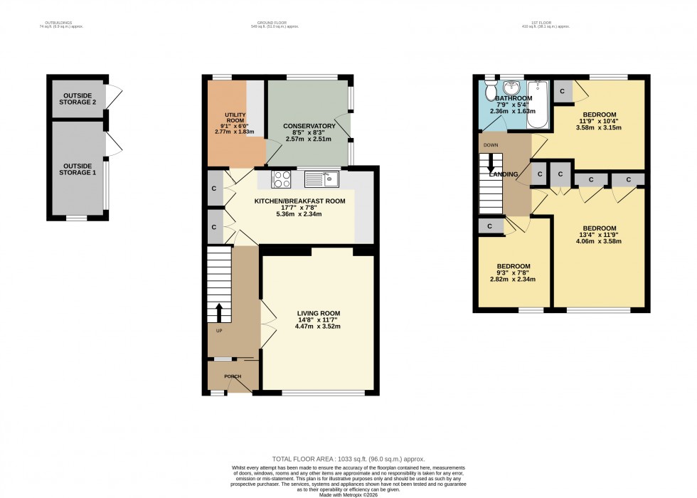 Floorplan for Edenbridge, Kent