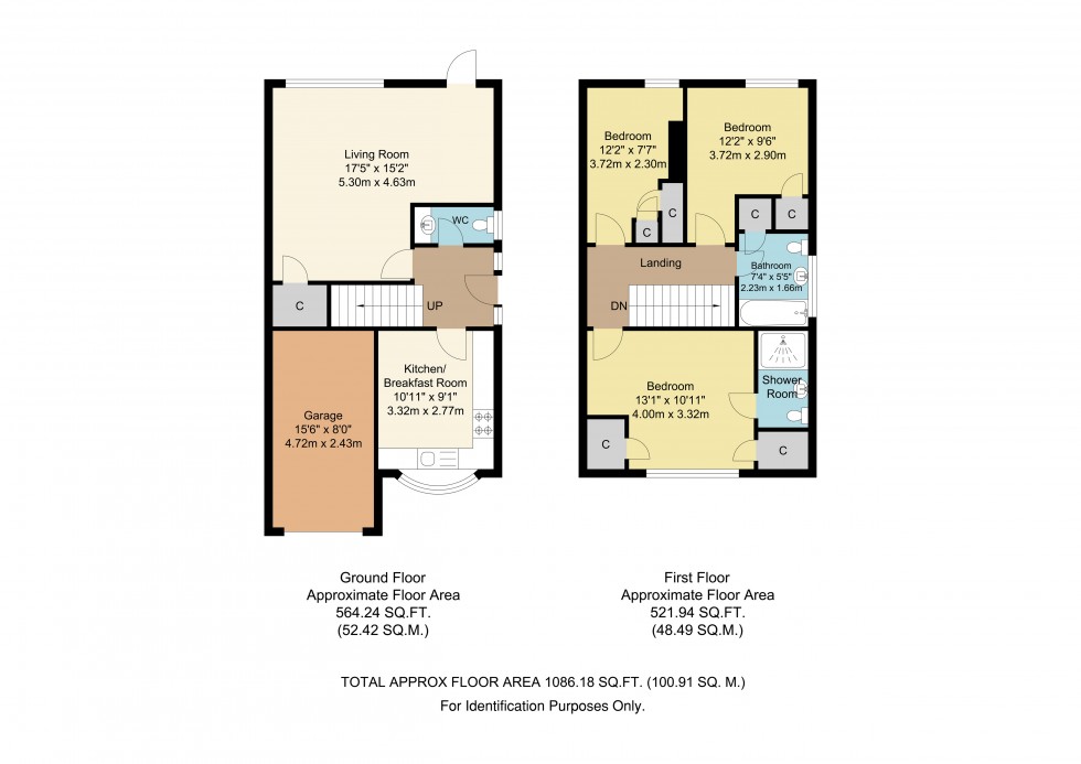 Floorplan for Hilders Lane, Edenbridge, Kent