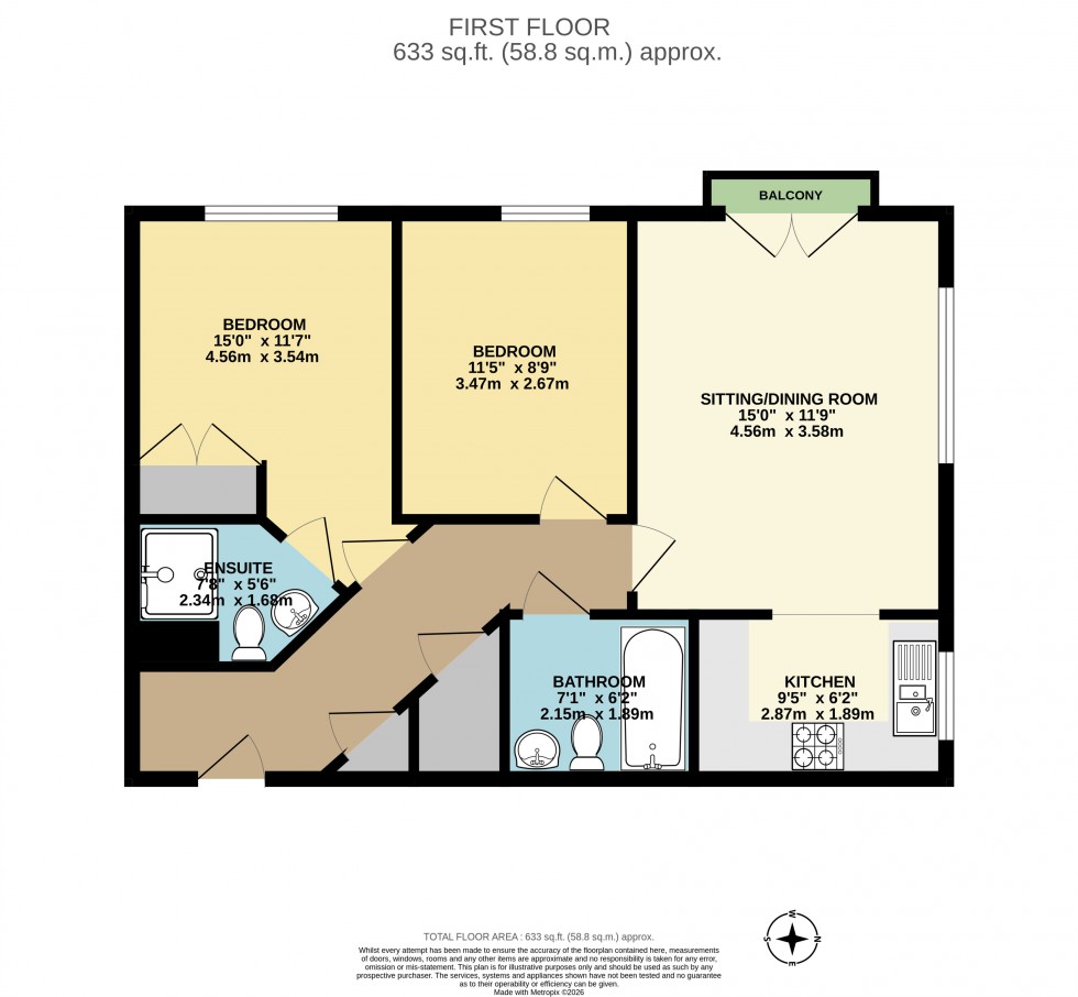 Floorplan for Edenbridge, Kent