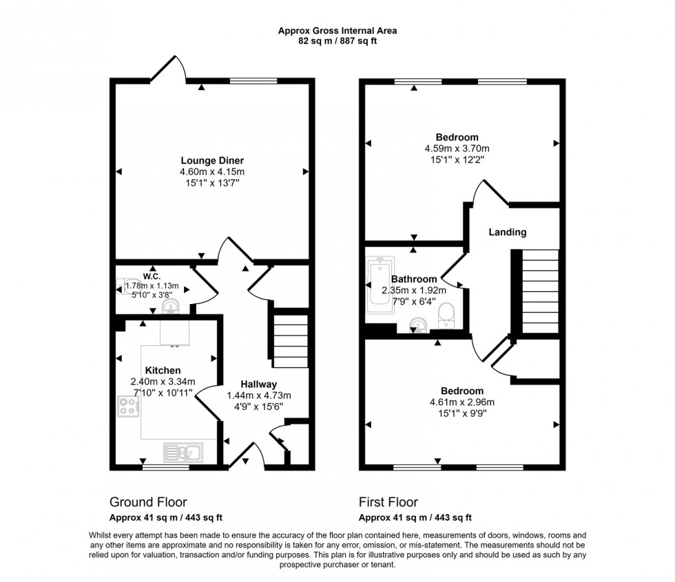 Floorplan for Edenbridge, Kent