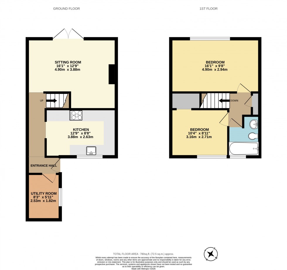 Floorplan for Edenbridge, Kent