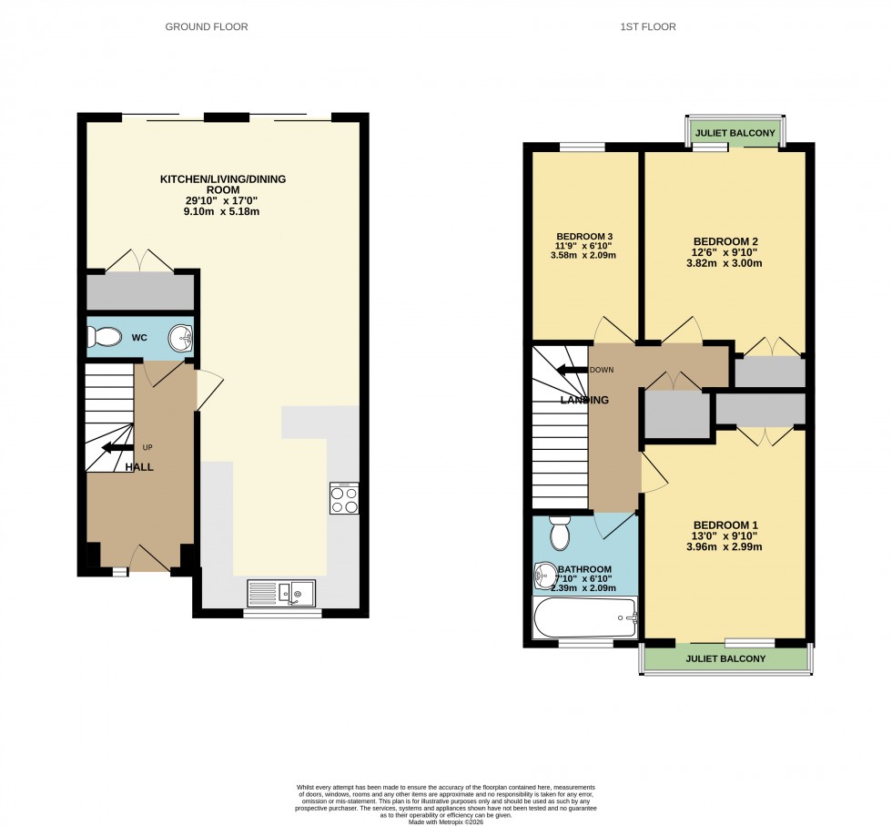 Floorplan for Station Approach, Edenbridge, Kent