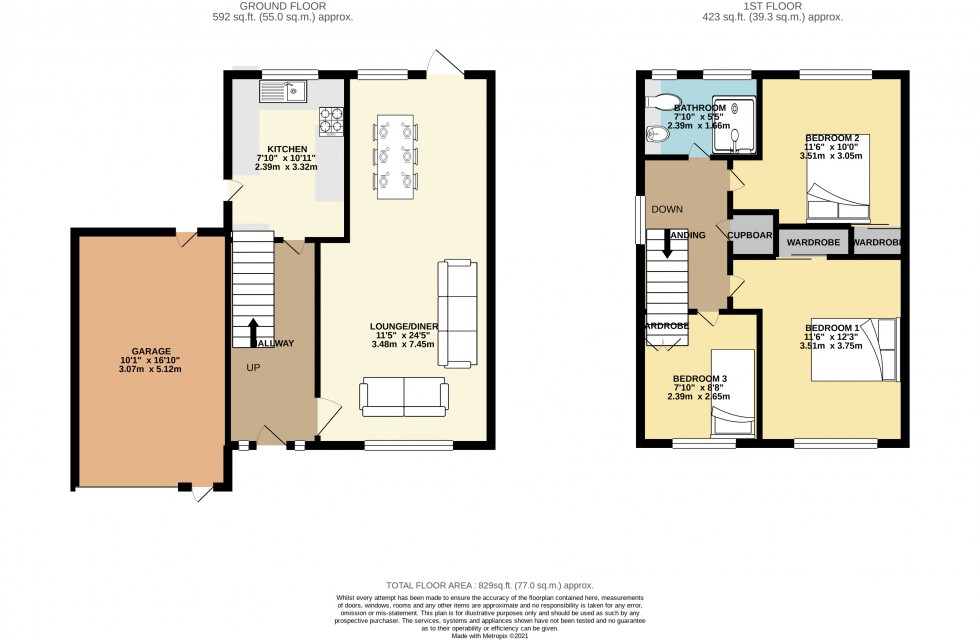 Floorplan for Edenbridge, Kent