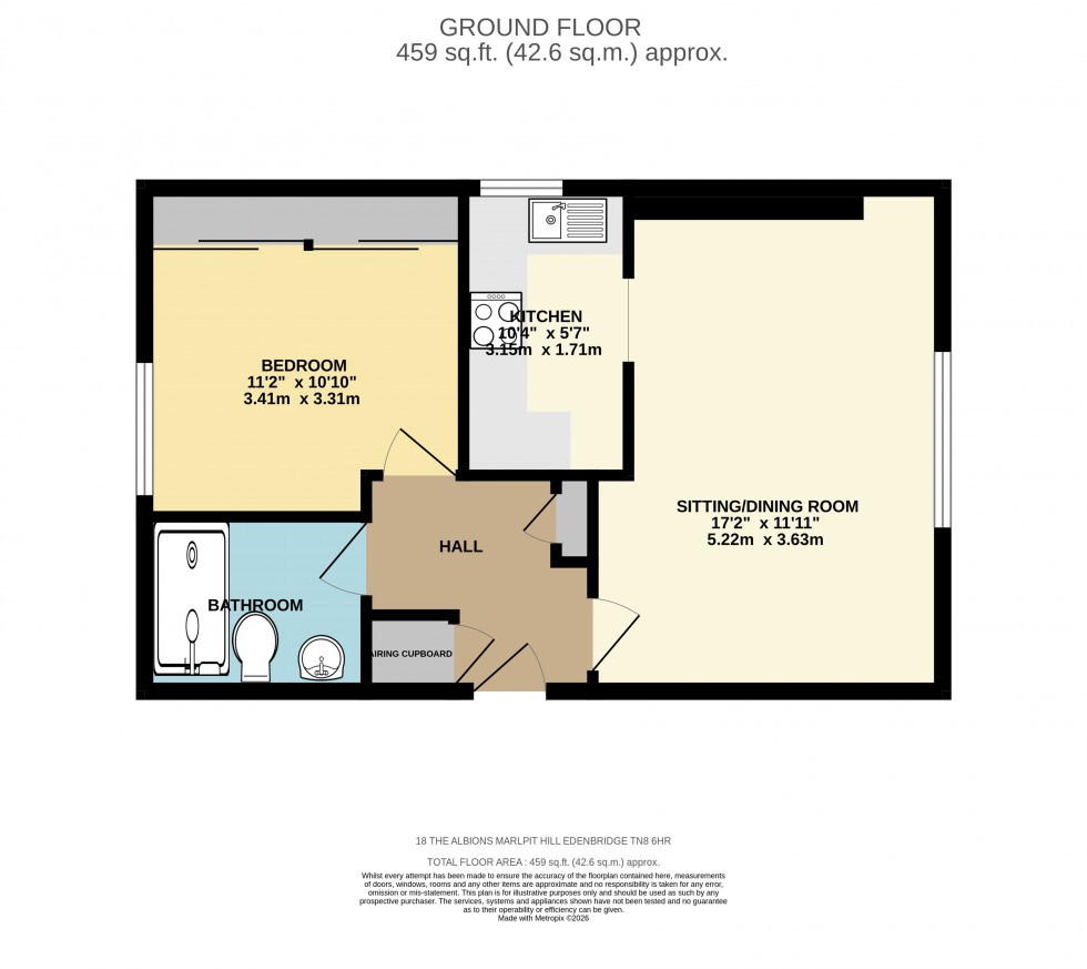 Floorplan for Edenbridge, Kent