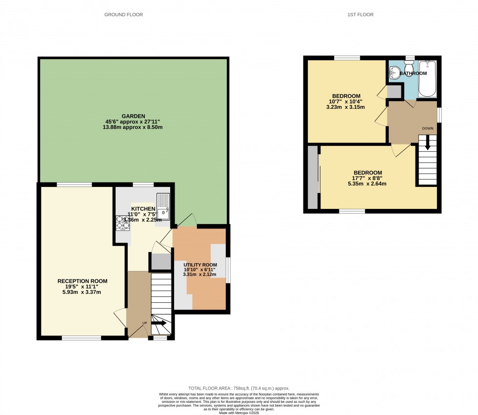 Floorplan for Westerham, Kent