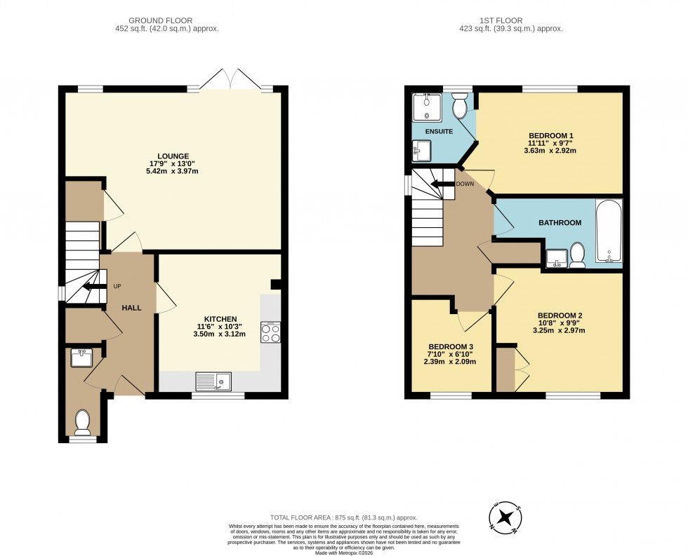 Floorplan for Forge Croft, Edenbridge, Kent