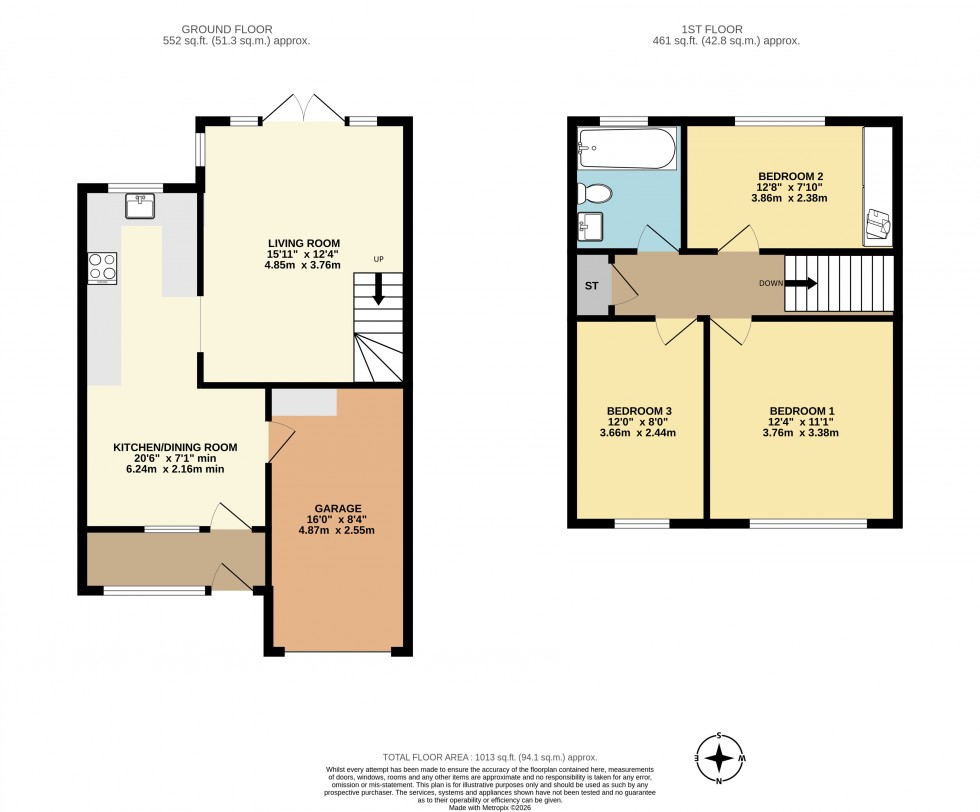 Floorplan for Edenbridge, Kent