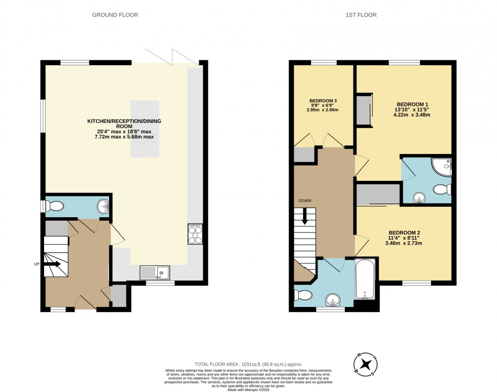 Floorplan for Stick Hall, Edenbridge, Kent