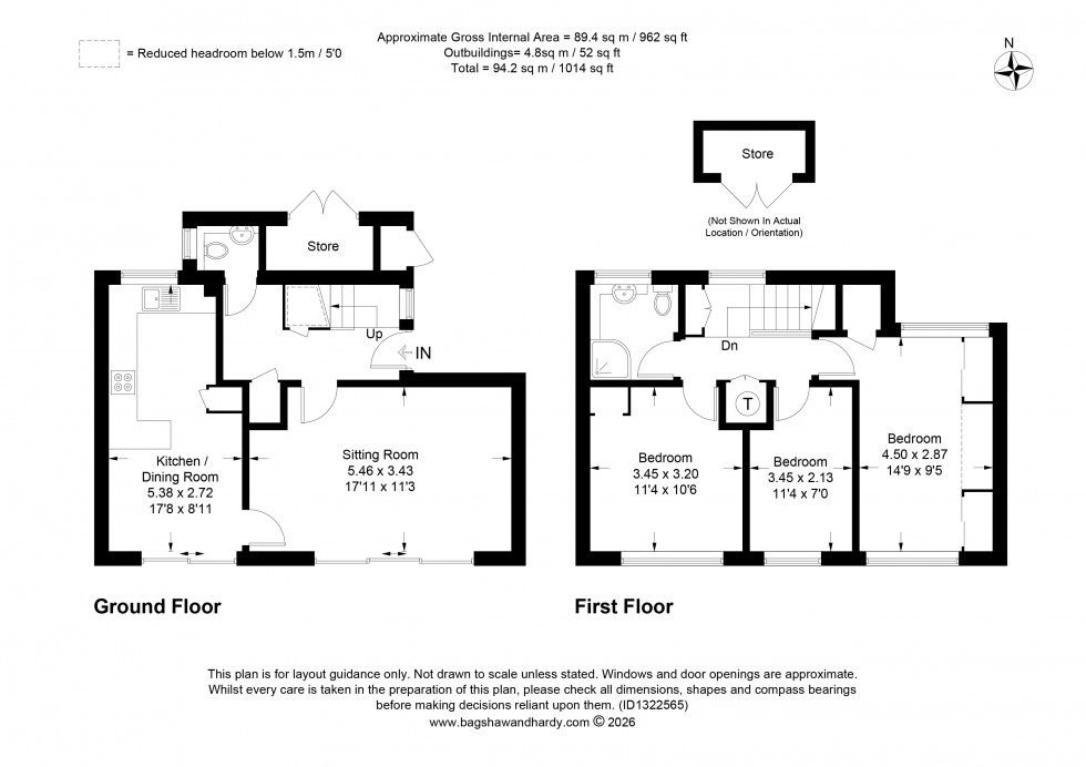Floorplan for Edenbridge, Kent