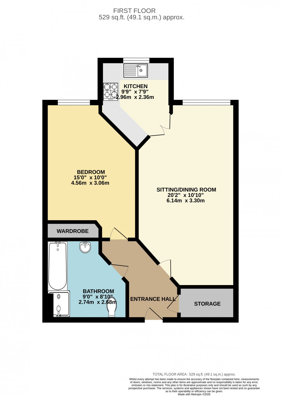 Floorplan for Edenbridge, Kent